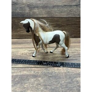 Lanard Royal Horse Breeds‎ Painted Horse Mare 8" X 8" Brushable Adjustable Head